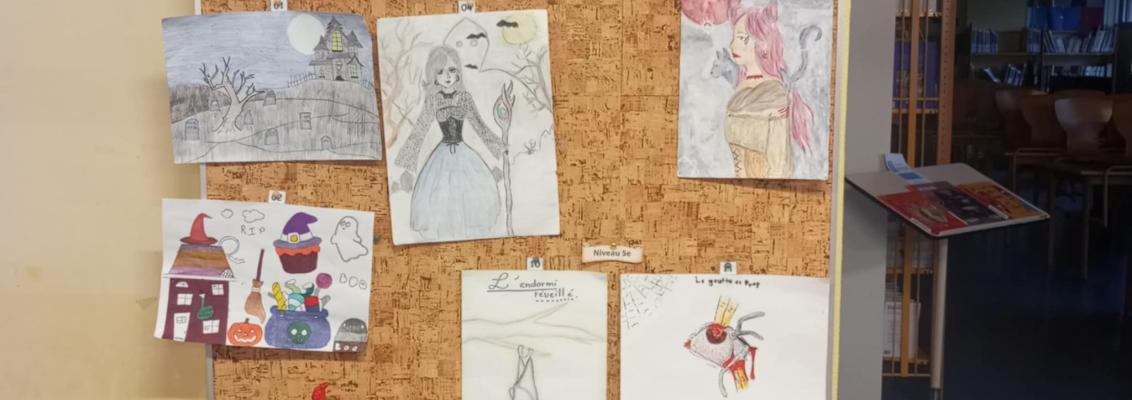 Concours de dessin sur le thème d'Halloween